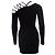Autre Marque Susanna Monaco, Kleid mit offener Schulterpartie Schwarz - Ansicht 2