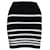 RAG & BONE, striped stretch skirt Black White Viscose  ref.1001923