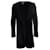 Autre Marque Tony Cohen, knitted cardigan with imitation leather pockets Black Cotton Cashmere  ref.1001939