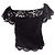 Twin Set Conjunto gemelo, Top de encaje negro - vista 2