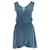 Joie, Blue/green sleeveless dress. Silk  ref.1001948