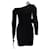 Autre Marque hours, sparkle mini dress with laces Black  ref.1001955