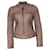 Autre Marque Enes, Quilted leather biker jacket Brown  ref.1001958