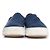 Céline Celine, sneaker slip-on in raso Blu - vista 4
