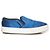 Céline Celine, sneaker slip-on in raso Blu - vista 6