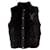 Louis Vuitton, Reversible Damier graphite down vest Black Polyester Fur  ref.1001965