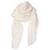 Autre Marque Sue & Kashmiere, white cashmere scarf with raw fringes.  ref.1001984
