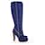 Dsquared2, Stivale in camoscio blu - vista 5