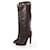 Giuseppe Zanotti, Brown leather boots with studs.  ref.1001987