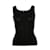 Autre Marque Anti-flirt, Top en jersey de soie noir extensible en taille S.  ref.1002002