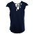 Autre Marque Diane von Furstenberg, Top azul con lazo - vista 2