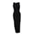 Paco Rabanne (Vintage), Black Long Evening Dress (stretch) in size FR4O/M. Viscose  ref.1002008