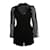 Rena Lange, Veste blazer semi-transparente noire. Laine  ref.1002009