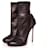 Dsquared2, black soft stretch leather ankle boots.  ref.1002012
