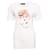 Dsquared2, White T-Shirt with embroidered mermaid.  ref.1002018