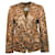 Gianfranco Ferré GIANFRANCO FERRE, leopard blazer with lurex. Brown Cotton  ref.1002021