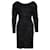 Autre Marque Jimmy Choo pour H&M, robe avec des strass Viscose Noir  ref.1002039