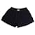 Maje, pantalones cortos negros en capas Poliéster  ref.1002049