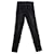 J Brand Marchio J, Jeans neri con rifiniture in pelle Nero Cotone  ref.1002054