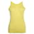 Chanel, Top giallo con spalline sottili  ref.1002056