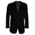 Autre Marque Donna Karan, Black rib velvet blazer  ref.1002066