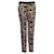 Autre Marque Chloe Stora, trousers with golden flowers Blue Polyester  ref.1002071