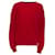 Autre Marque Haider Ackerman, suéter rojo de gran tamaño Roja Lana  ref.1002081
