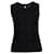 Chanel, top in tessuto nero con stampa strutturata Seta  ref.1002098