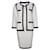 Chanel, blue and off white knit Co ord set Cotton  ref.1002099