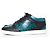 Jimmy Choo, Miami-Sneaker mit Metallic-Schlangenmuster Schwarz Grün - Ansicht 2