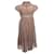 Autre Marque Isla Ibiza Bonita, brown/khaki colored wrap dress with underdress in size M. Cotton  ref.1002115