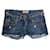 Autre Marque Ross & Disera, denim shorts with studs and gold shimmering stones in size 25/XS. Blue Cotton  ref.1002117