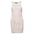 Magali Pascal, Robe blanche perforée avec une robe nuisette couleur peau en taille S.  ref.1002121