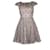 Alice + Olivia, beige lace dress with black stones  ref.1002135