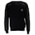 Philipp Plein, black knitted sweater with padded sleeves  ref.1002149