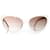 Tom Ford, Gafas de sol Martina estilo ojo de gato Blanco  ref.1002160