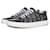 LANVIN, Tweed lurex sneakers Black White Patent leather  ref.1002182