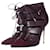 Tom Ford, Cut out lace-up ankle boots Red Leather  ref.1002183