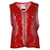 Dries van Noten, Linen blend top Red Orange Wool  ref.1002203
