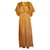 Autre Marque Sissel Edelbo, maxi dress in ochre Yellow  ref.1002206