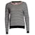 Paul & Joe, Striped crewneck sweater White Cotton  ref.1002220