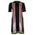 Louis Vuitton, striped dress with sequins Black Wool  ref.1002248