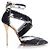 Balmain, Cross strap ankle heels Black - view 4