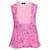 Elisabetta Franchi, Pink top with print. Viscose  ref.1002302