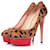 Charlotte Olympia, Polly-Pumps aus Ponyfell mit Leopardenmuster. Braun Lackleder  ref.1002304