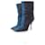 Giuseppe Zanotti, Python leather Half Boots Black Blue  ref.1002306