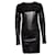 Barbara Bui, Black leather dress.  ref.1002313