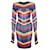 Balmain, Rainbow stripe knit dress. Multiple colors Viscose  ref.1002317