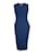 VICTORIA BECKHAM, Blue crepe dress with buttons.  ref.1002318
