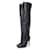 Jimmy Choo, Black leather over knee boots.  ref.1002321